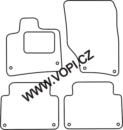 Autokoberce Audi Q7 2006 - 05/2015 Colorfit Fun (215)